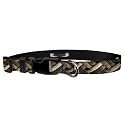 Moose Pet Wear Adjustable Collar 1" M, Leather Weave