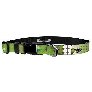 moose pet wear adjustable collar 3434 s green girl