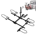 MOPHOTO Folding Trike Rack, Hitch Mount, Etrike Ebike Carrier, 270lbs Load