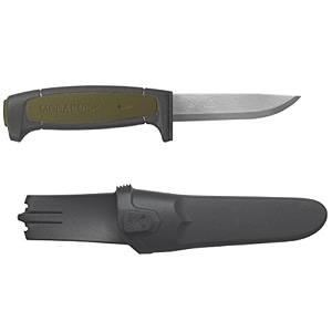 morakniv craftline basic 511 high carbon steel blade utility knife amp combi-sheath 3634 blackmilitary green
