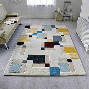 Mordern Design Handmade Tufted Carpet Pure Woollen