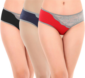 MORDLANKA Pack of 3 Women Bikini Blue