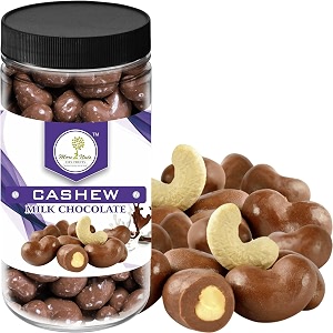 more 2 nuts chocolate coated cashews milk chocolate covered nuts 250g jar packing  handcrafted artisan chocolate