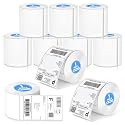 MOREBLUE® Direct Thermal Shipping Labels 4x6 Inch 10 Roll (4000 Labels Roll), Premium Self-Adhesive Strong Sticky Labels, Jam-Free Smudge-Proof Thermal Printer Labels for Courier &amp; Online Sellers