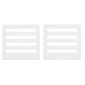 morel JEWEL WHITE PLASTIC EARRING ORGANIZERS WITH 48 HOLES PERFECT FOR STUDS, EARRING,HANGING DISPLAY STORAGE STAND FOR SHOWROOM, EXHIBITION, ROOM DECORATION |PACK 2|