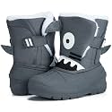 MORENDL Kids Snow Boots Waterproof Toddler Winter Girl Boy Insulated Fleece