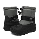 MORENDL Kids Snow Boots Waterproof Toddler Winter Girl Boy Insulated Fleece