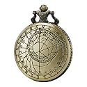 MORFONG Men's Women's Quartz Pocket Watch Doctor Dr. Who Confession Pattern Fob Watches with Chain Box