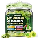 Moringa Gummies 1000mg for Women & Men, Supergreen Gummy, Sugar Free, 60Ct