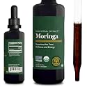 Moringa Oleifera Liquid Extract Drops, Organic, Vegan, Max Absorption