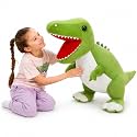 MorisMos Dinosaur Stuffed Animal, 31.5-Inch Giant T-Rex Plush Toy for Girls