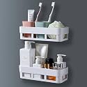 MorivaHomes Multipurpose Wall Mount Bathroom Shelf and
