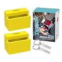 Morlike Silicone Seatbelt Secure Buckle Safety Cover Lock | Keep Children Safe in Car Seat and Prevent Kids from Accidentally Unbuckling | Buckle Guard Fits Almost Vehicles(Yellow, 2 Pack)