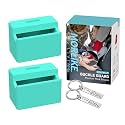 Morlike Silicone Seatbelt Secure Buckle Safety Cover Lock | Keep Children Safe in Car Seat and Prevent Kids from Accidentally Unbuckling | Buckle Guard Fits Almost Vehicles (Light Blue, 2 Pack)