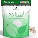 Morning Pep Pure Birch Xylitol (Keto Diet Friendly) Sweetener with no Aftertaste 5 LBs (Not from Corn) Non GMO Kosher Gluten Free Product of USA. 80 Onces