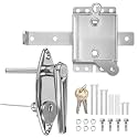 MorningRo 1 Set Garage Door Lock Kit, L-Handle & Keys, Inside Side Latch