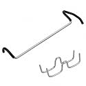 MorningRo 2 Pcs Fruit Tree Branch Spreaders, M Limb Spreader, Tree Branch Puller with Plastic Hose, Branches Bender Support Tool for Trees Open Angle Pull & Shaping Seedlings (3.94 Inch & 10 Inch)
