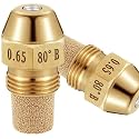 MorningRo 2 Pcs Solid Oil Burner Nozzle, 0.65-80 B, Universal