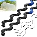 Morningro 40 Pcs Greenhouse Spring Wire, 6.6 ft PVC Coated, Lock Wire