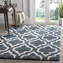 Moroccan Design Microfiber Hand Woven Shaggy Carpet