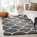 Moroccan Design Microfiber Hand Woven Shaggy Carpet