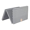 3 Inch Dual Comfort Reversible Foldable UHD Foam Single Bed Mattress 3 Fold Navy Blue