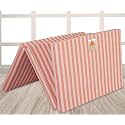 3 Inch UHD Foam Three Fold Single Bed Reversible Orange Mattress (72 x 35 x 3) || Foldable Lightweight Gadda for Travel Picnic