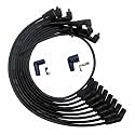 Moroso 51071 Ultra Series Black Spark Plug Wires, Ford 260/289/302, 135 Degree Plug Ends, Non HEI Distributor