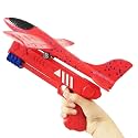 MOROVIK Children Foam Plane Airplane With Launcher Gun, Aeroplane Gliders, Flying Aircraft, Plane (Multi)