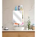 Morris Bathroom Cabinet with Mirror |Bathroom Cabinet | Bathroom Accessories| Bathroom Mirror with Storage|Bathroom Corner Cabinet|Wall Mounted| Royal (White)