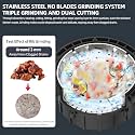 MORZZE MFD-1101 Food Waste Disposer 1HP 700W | Kitchen Sink Garbage Disposal | 3300 RPM, 1350ml, Stainless Steel Grinding, Low Noise <50dB, Wireless Switch, Anti-Clog