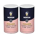 Morton Iodized Himalayan Pink Salt, Fine Salt for Baking, 22 oz (2 Pack)