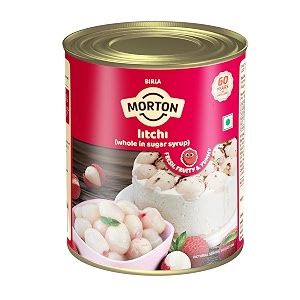 birla morton litchi whole in sugar syrup 800 gm