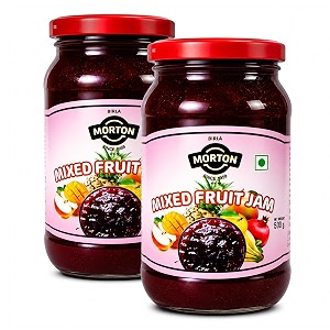 morton by birla mixed fruit jam 500 gm pack of 2