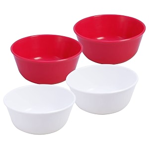 sigma 300 microwave safe multipurpose bowls set of 4 violet color