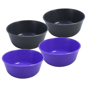 sigma 300 microwave safe multipurpose bowls set of 4 violet color