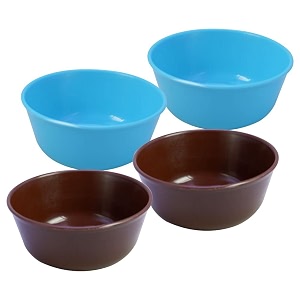 sigma 300 microwave safe multipurpose bowls set of 4 violet color