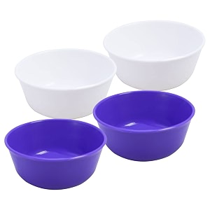 sigma 300 microwave safe multipurpose bowls set of 4 violet color
