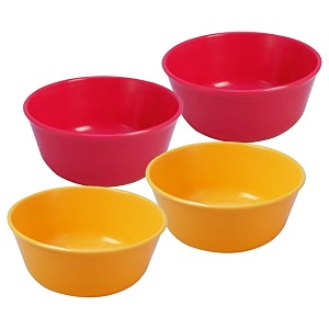 sigma 300 microwave safe multipurpose bowls set of 4 violet color