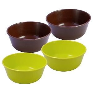 sigma 300 microwave safe multipurpose bowls set of 4 violet color