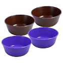 Sigma 300 Microwave Safe Multipurpose Bowls, Set of 4, Violet Color