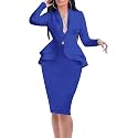 MorwenVeo Two Piece Skirt Suit Sets for Women Business Casual Outfits