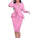 MorwenVeo Two Piece Skirt Suit Sets for Women Business Casual Outfits