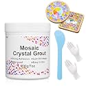Mosaic Crystal Grout, 7oz Mosaic Crystal Sealant, Tile Grout for Crafts
