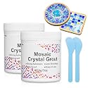 Mosaic Crystal Grout Kit with Scraper, 14oz Mosaic Crystal Sealant