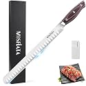 MOSFiATA 12" Slicing Carving Knife, BBQ Meat Cutting Knife-Forged High Carbon German Steel,Ergonomic Handle Design With Gift Box