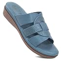 Moshun Criss Cross Sandals for Women amp