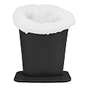 MOSISO Eyeglasses Holder for Women, Plush Lined PU Leather Glasses Case
