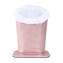 MOSISO Eyeglasses Holder for Women, Plush Lined PU Leather Glasses Case
