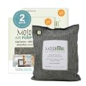 MOSO NATURAL 500gm 2 Pack Air Purifying Bag Deodorizer. Odor Eliminator for Kitchens, Living Areas, Bedrooms and Basements. Absorbs and Eliminates Odors.Charcoal Color| Lasts up to 2 years!